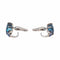 Boucles d'oreilles Pomellato Baby - Boucles d’oreilles dormeuses en or blanc avec topazes et saphirs 58 Facettes 4343109RV
