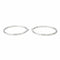 Boucles d'oreilles Créoles - Boucles d’oreilles en or blanc 18 carats 58 Facettes 4343333RV
