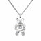 Collier Chopard Happy Diamond - Collier ours en or blanc et diamants 58 Facettes 4376974CN