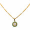 Collier Collier pendentif en or jaune 18 carats, diamant et émeraudes 58 Facettes 4387217CN