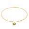 Collier Collier pendentif en or jaune 18 carats, diamant et émeraudes 58 Facettes 4387217CN