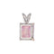 Pendentif Pendentif en or blanc 14 carats serti d’une tourmaline 58 Facettes 4387220CN
