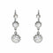 Boucles d'oreilles Boucles d'oreilles dormeuses en or blanc 18K et diamants 58 Facettes 4387236CN