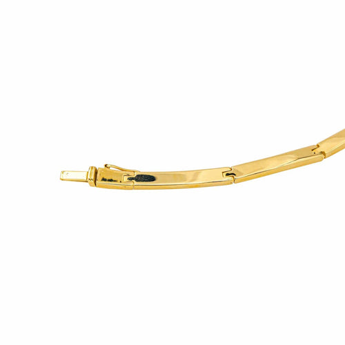 Collier Collier en or jaune 18 carats serti d’émeraudes et de diamants 58 Facettes 4387242CN