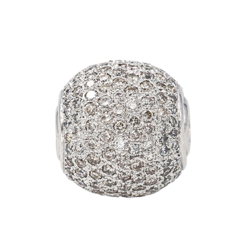 Pendentif Pendentif en or blanc 18 carats serti de diamants 58 Facettes 4388290CN