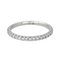 Bague 49.5 Alliance américaine - Bague en or blanc 18 carats et diamants 58 Facettes 4402303CN