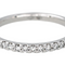 Bague 49.5 Alliance américaine - Bague en or blanc 18 carats et diamants 58 Facettes 4402303CN