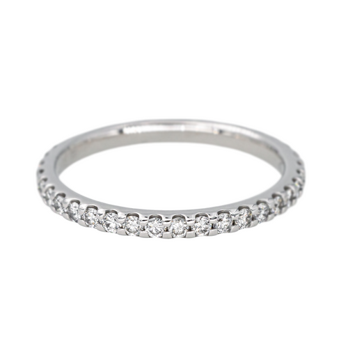 Bague 49.5 Alliance américaine - Bague en or blanc 18 carats et diamants 58 Facettes 4402303CN