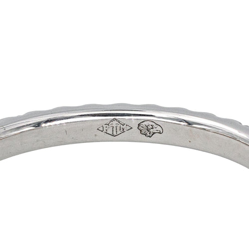 Bague 49.5 Alliance américaine - Bague en or blanc 18 carats et diamants 58 Facettes 4402303CN