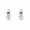 Boucles d'oreilles Chopard Happy Diamonds - Boucles d’oreilles dormeuses en or blanc et diamants 58 Facettes 4410625CN