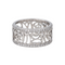 Bague 51 Chanel Camélia - Bague bandeau en or blanc et diamants 58 Facettes 4416094RV