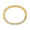 Bracelet Bracelet jonc en or jaune et or blanc serti de diamants 58 Facettes 4423004CN