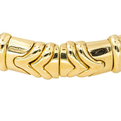 Bracelet Bracelet jonc en or jaune et or blanc serti de diamants 58 Facettes 4423004CN