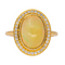 Bague 51 Bague Pompadour en or jaune avec opale et diamants 58 Facettes 4424433CN