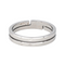 Bague 52 Dinh Van Seventies - Bague alliance PM en or blanc 18 carats 58 Facettes 4424864CN