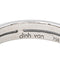 Bague 52 Dinh Van Seventies - Bague alliance PM en or blanc 18 carats 58 Facettes 4424864CN