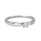 Bague 51 Tiffany & Co Harmony - Bague solitaire en platine et diamant 58 Facettes 4443916RV