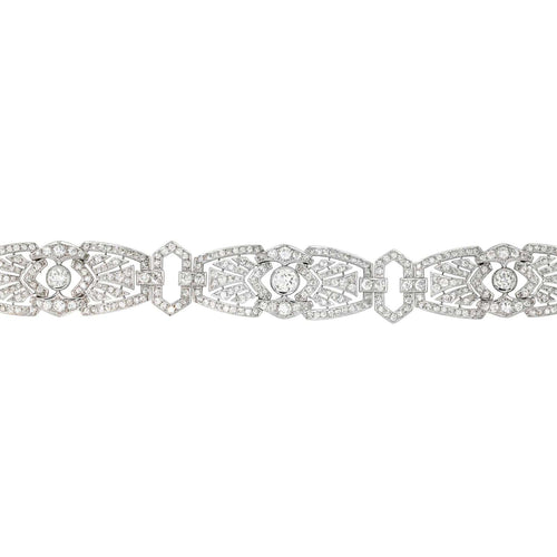 Bracelet Bracelet Manchette  Platine Diamant 58 Facettes 4445904CN