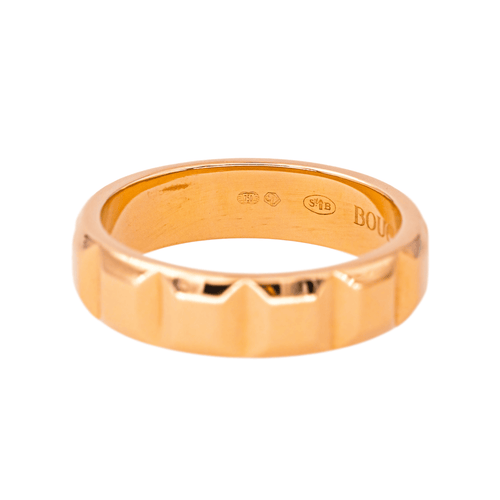 Bague 53 Boucheron Clou de Paris - Bague alliance en or rose 58 Facettes 4446753CN
