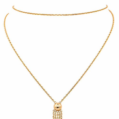 Collier Collier maille forçat en or rose 18 carats 58 Facettes 4450381CN