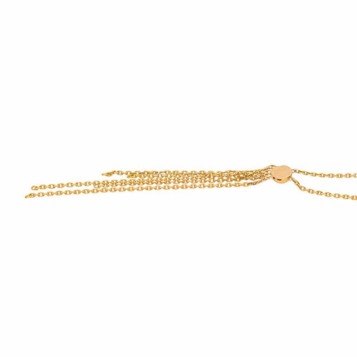 Collier Collier maille forçat en or rose 18 carats 58 Facettes 4450381CN