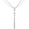 Collier Collier en or blanc 18 carats serti de diamants 58 Facettes 4450383CN