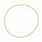 Collier Collier chaîne en or jaune et or blanc 18 carats 58 Facettes 4455432CN