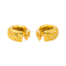 Boucles d'oreilles Chaumet - Boucles d’oreilles demi-créoles en or jaune 18 carats 58 Facettes 4457722CN