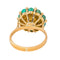Bague 52 Bague marguerite en or jaune 18 carats, perle et turquoises 58 Facettes 4462733CN