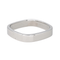 Bague 59 Dinh Van - Bague alliance carrée en or blanc 18 carats 58 Facettes 4463972CN