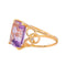 Bague 53 Bague cocktail en or jaune avec améthyste 58 Facettes 4471733CN
