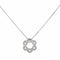 Collier Collier pendentif en or blanc 18 carats et diamants 58 Facettes 4520965RV