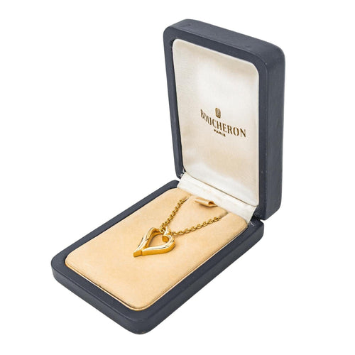 Collier Boucheron - Collier cœur en or jaune 18 carats 58 Facettes 4523449CN