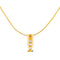 Collier Collier trilogie en or jaune 18 carats et diamants 58 Facettes 4527769CN