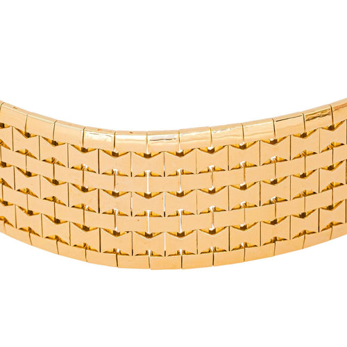 Bracelet Bracelet manchette en or jaune 18 carats 58 Facettes 4529046CN