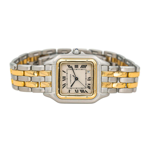 Montre Cartier Panthère - Montre en acier et or jaune 18 carats 58 Facettes 4536508RV
