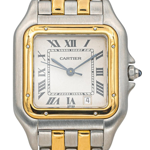Montre Cartier Panthère - Montre en acier et or jaune 18 carats 58 Facettes 4536508RV