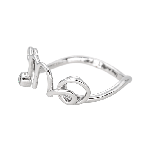 Bague 48 Dior Dioramour - Bague en or blanc 18 carats et diamant 58 Facettes 4542788CN