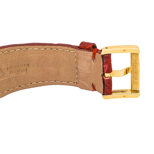 Montre Cartier Tank Divan - Montre en or jaune sertie de diamants 58 Facettes 4551671RV