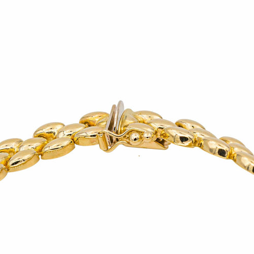 Bracelet Bracelet maille grain de riz en or jaune 18 carats 58 Facettes 4553811CN