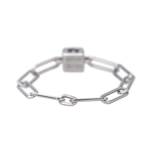 Bague 50 Dinh Van Le Cube - Bague en or blanc 18 carats et diamant 58 Facettes 4557321CN