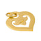 Pendentif O.J. Perrin Légendes - Pendentif cœur en or jaune 58 Facettes 4566119CN