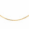 Collier Collier maille forçat en or rose 18 carats 58 Facettes 4566304CN