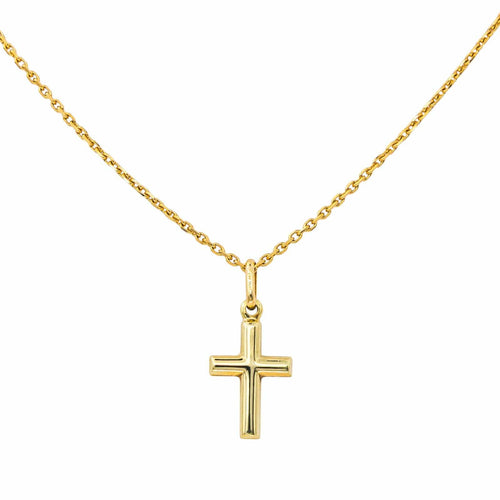 Collier Collier - Pendentif croix en or jaune 18 carats 58 Facettes 4566362CN