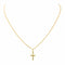 Collier Collier - Pendentif croix en or jaune 18 carats 58 Facettes 4566362CN