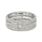 Bague 53 Mauboussin Le Premier Jour - Bague bandeau en or blanc et diamants 58 Facettes 4567833RV