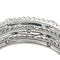 Bague 53 Mauboussin Le Premier Jour - Bague bandeau en or blanc et diamants 58 Facettes 4567833RV