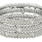 Bague 53 Mauboussin Le Premier Jour - Bague bandeau en or blanc et diamants 58 Facettes 4567833RV