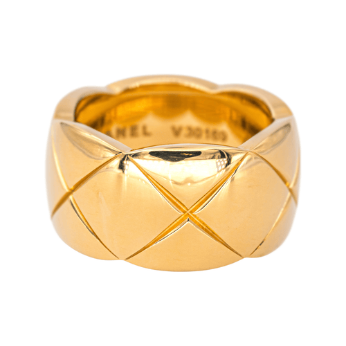 Bague 53 Chanel Coco Crush - Bague en or jaune 18 carats 58 Facettes 4582985RV