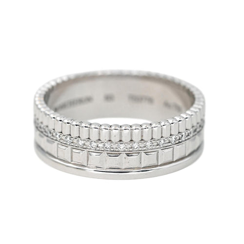 Bague 63 Boucheron Quatre - Bague en or blanc 18 carats et diamants 58 Facettes 4587551CN